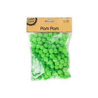PomPom  15mm Green Pack 200